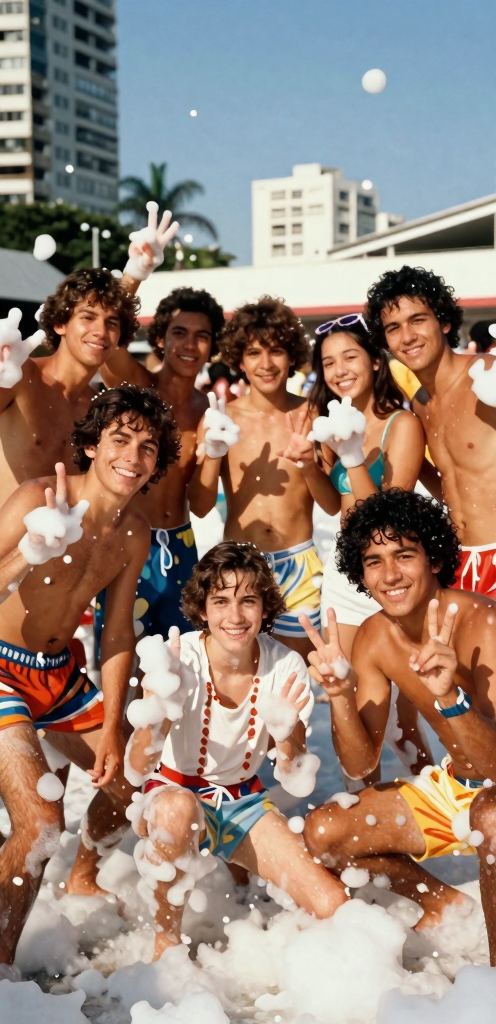Foto em Festa da espuma